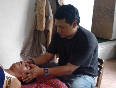 Javier Reyes. Masaje